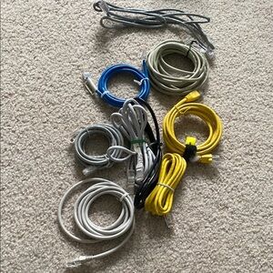 Multi-Color Ethernet Cable Set